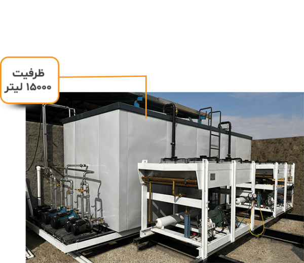 آیس بانک ۱۵۰۰۰ لیتری