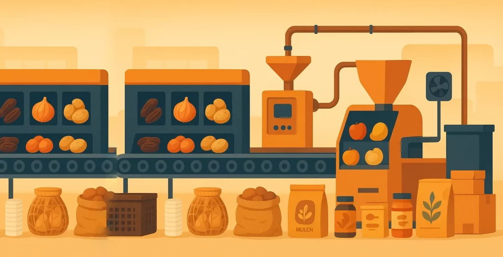 سورتینگ و بسته‌بندی گروه تولیدی بازرگانی مهرگان سحر